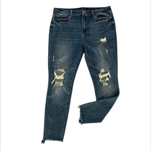 Judy Blue Denim - Judy Blue skinny fit distressed jeans size 31